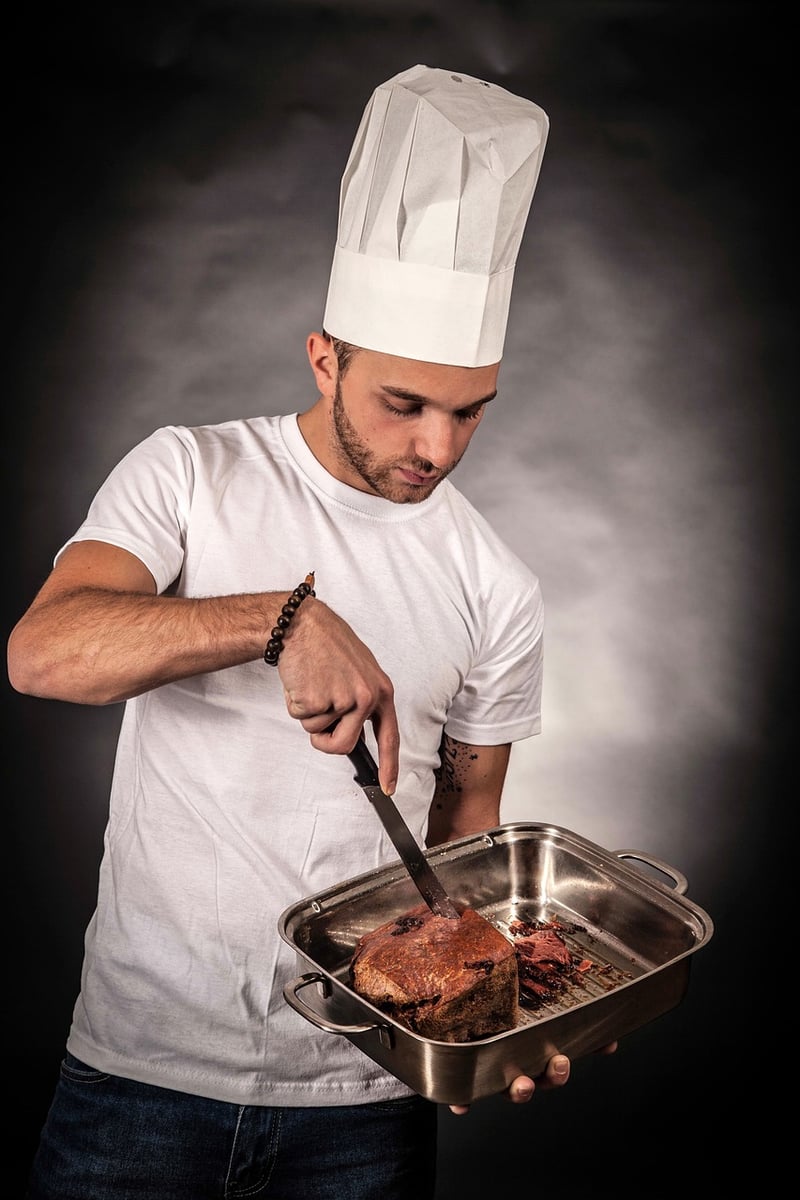 Chef preparing food